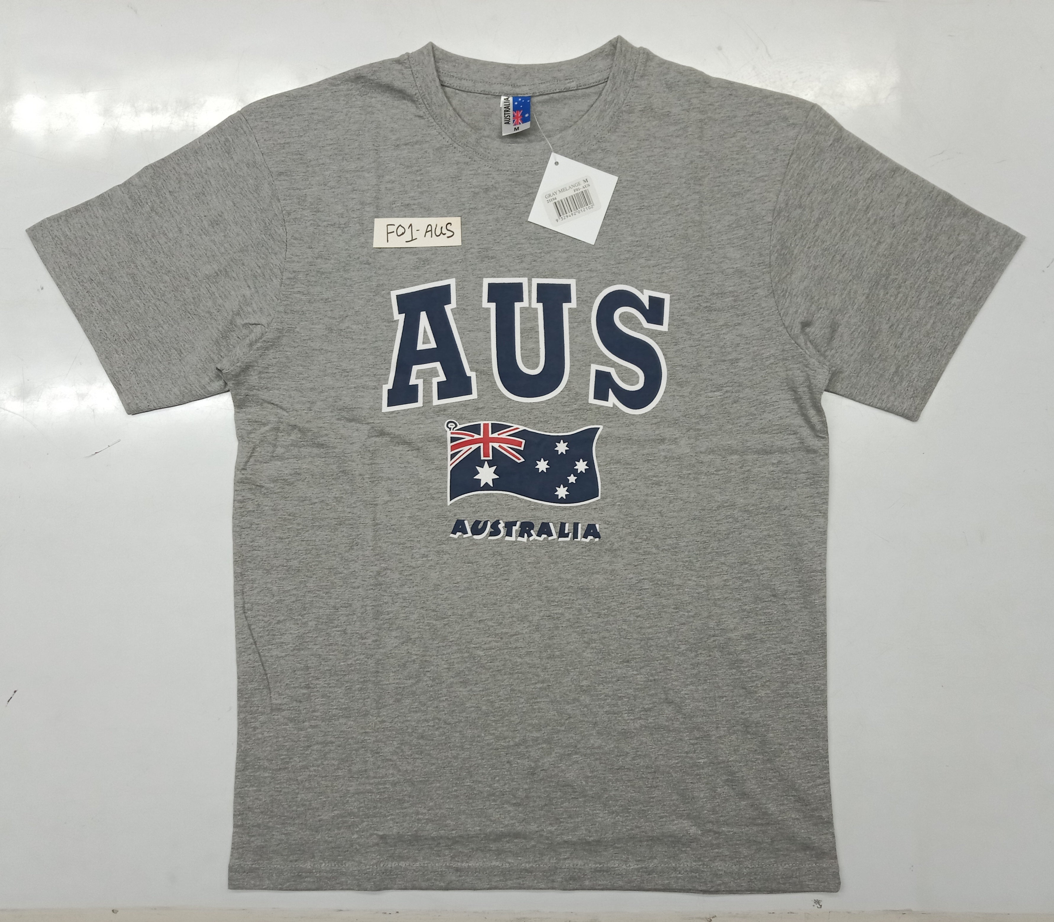 A U S FLAG S GREY