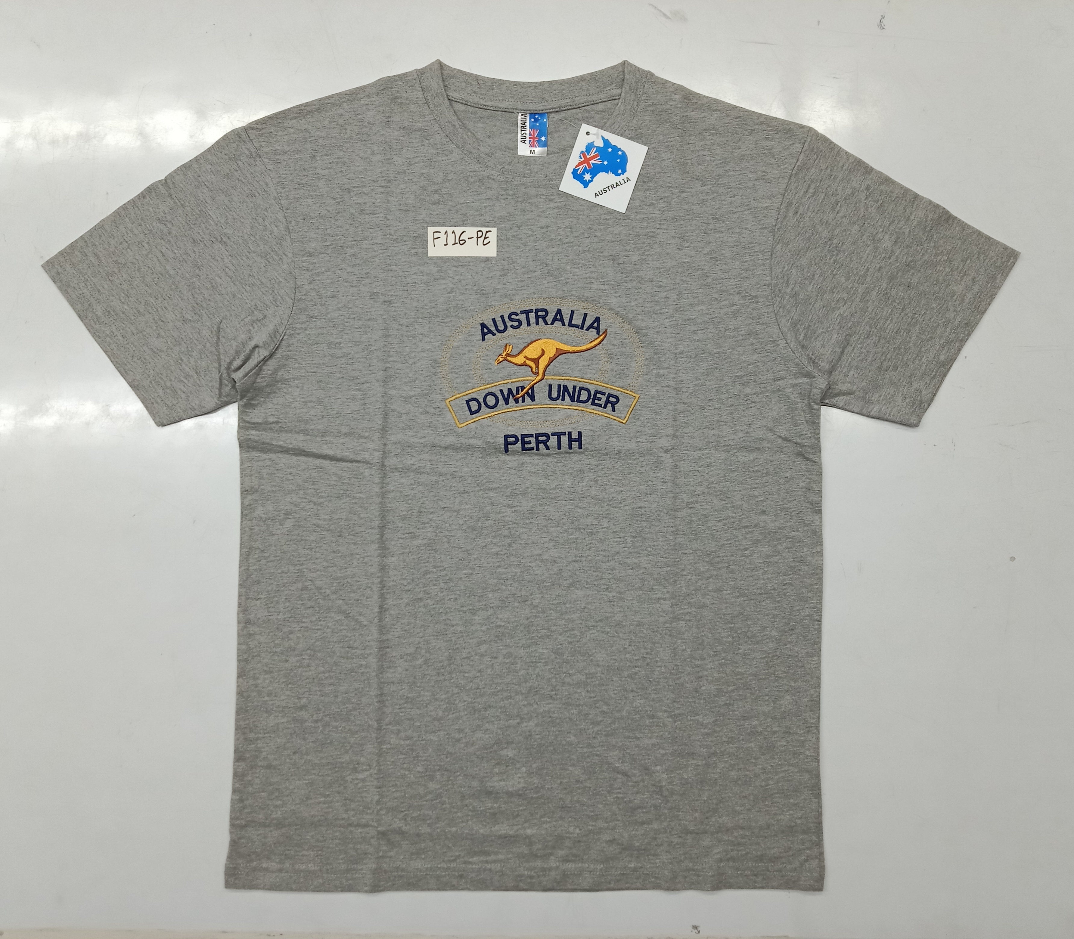 AUS EMB 2 TONE ROO GREY