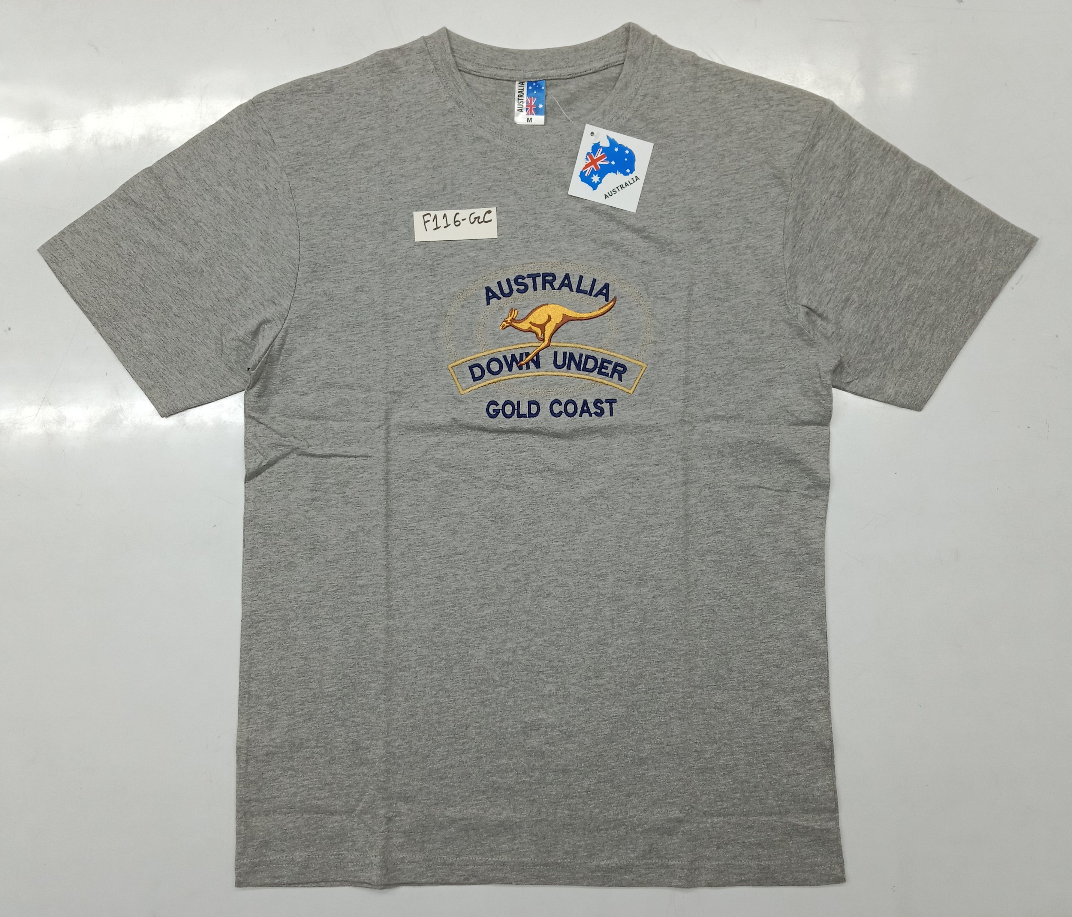 AUS EMB 2 TONE ROO GREY