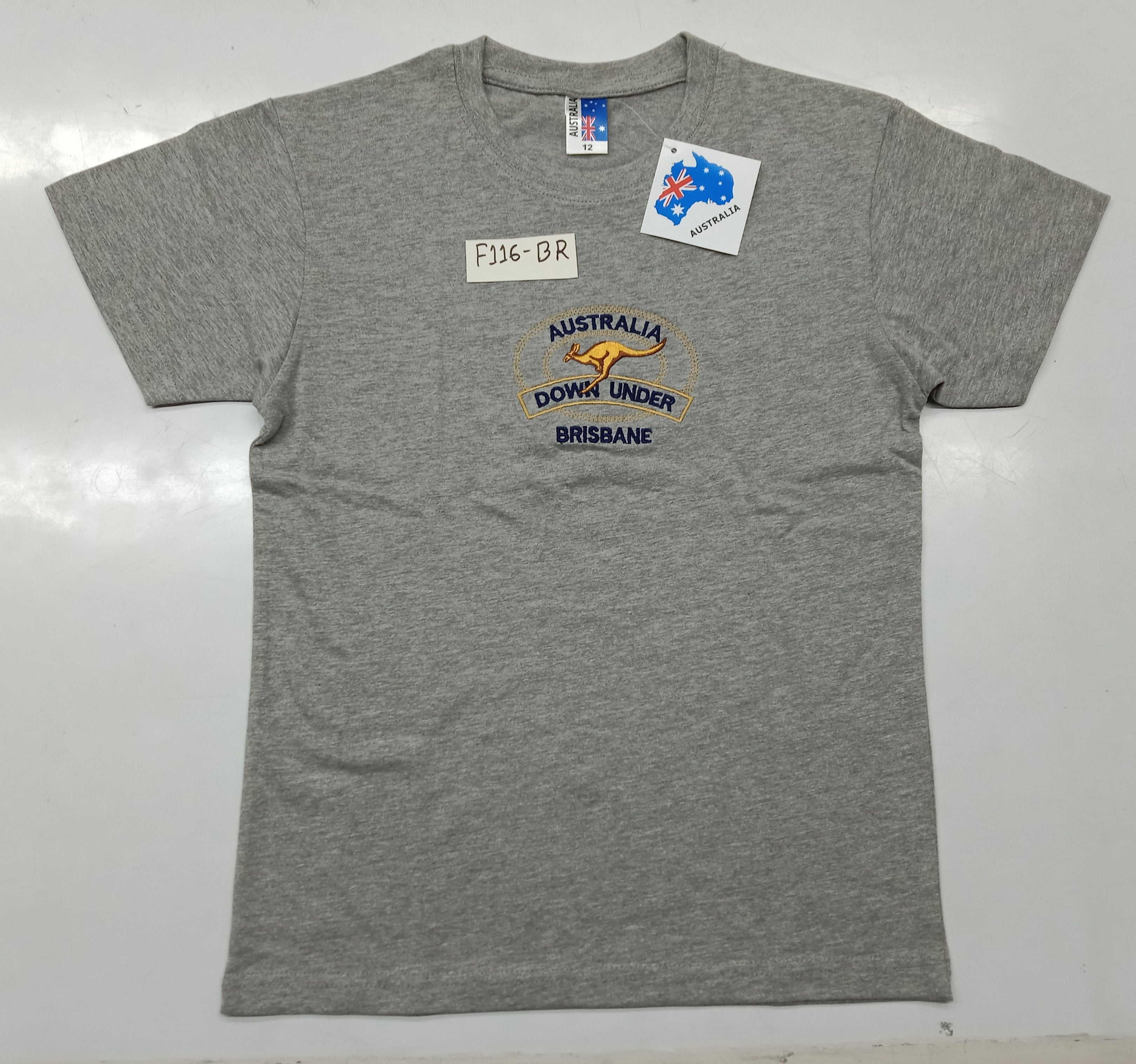 AUS EMB 2 TONE ROO GREY