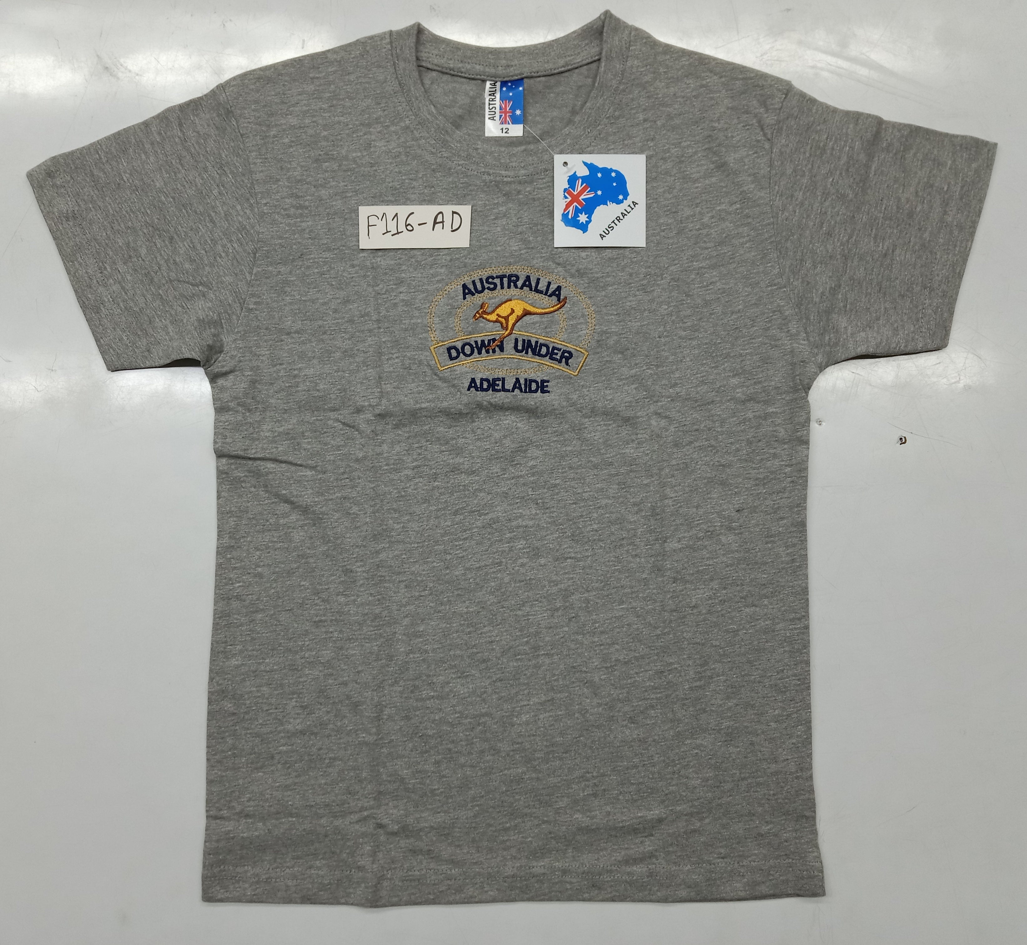 AUS EMB 2 TONE ROO GREY