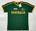 AUS APPLIQUE GRN/GLD TSHIRT