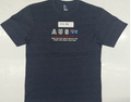 AUS MULTIPLE ROO FLAG NAVY TSHIRT
