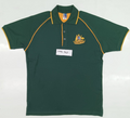 AUS POLO GREEN/GOLD EMBROIDERY