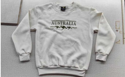 CREW NECK EMB AUS